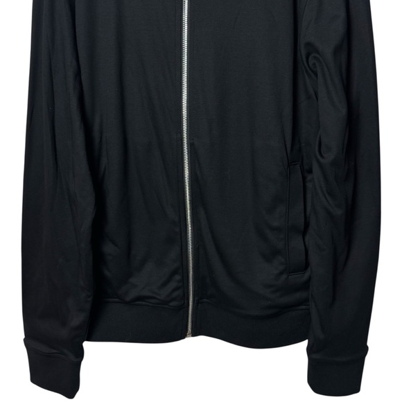 Banana Republic Black Zipup Jacket Capsule Preppy Athleisure Substantial M - Picture 4 of 8